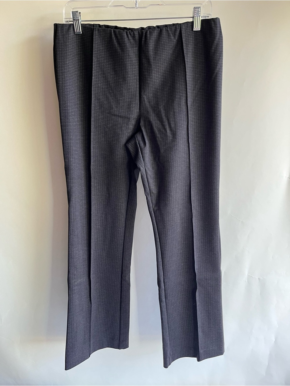 Elliott Lauren Houndstooth Stretch Dress Pants Trousers Sz 12 Women’s Pull On